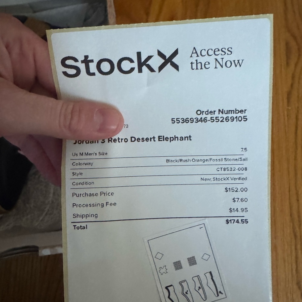 Jordan 3 - Desert Elephant w/ Box - Picture 6 of 6